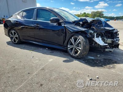 Czwarte zdjęcie samochodu z boku: 2021 NISSAN SENTRA SR VIN:3N1AB8DV3MY217186 - miniatura