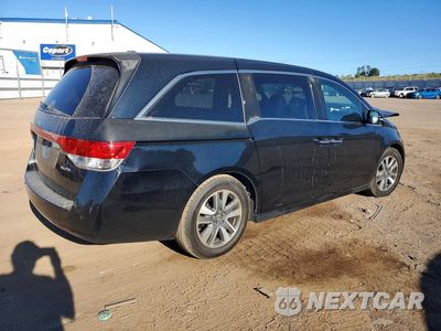 Trzecie zdjęcie samochodu z tyłu: 2014 HONDA ODYSSEY TOURING VIN:5FNRL5H90EB088393 - miniatura