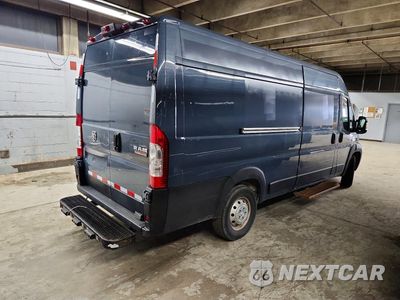 Trzecie zdjęcie samochodu z tyłu: 2021 RAM PROMASTER 3500 DELIVERY VAN VIN:3C6MRVJG1ME545113 - miniatura