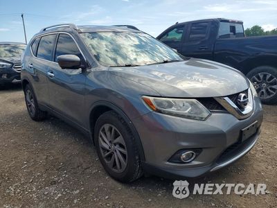 Czwarte zdjęcie samochodu z boku: 2016 NISSAN ROGUE SL VIN:5N1AT2MV9GC737523 - miniatura