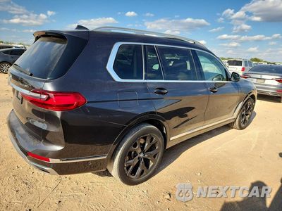 Trzecie zdjęcie samochodu z tyłu: 2019 BMW X7 XDRIVE50I VIN:5UXCX4C51KLS38009 - miniatura