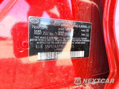 Zdjęcie 12 z 12 samochodu: 2019 HYUNDAI SONATA LIMITED VIN:5NPE34AF9KH759825 - miniatura