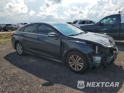 Czwarte zdjęcie samochodu z boku: 2014 HYUNDAI SONATA GLS VIN:5NPEB4AC9EH862482 - miniatura