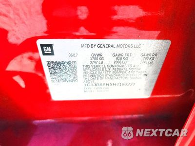 Zdjęcie 12 z 12 samochodu: 2017 CHEVROLET SONIC LS VIN:1G1JB5SHXH4166330 - miniatura