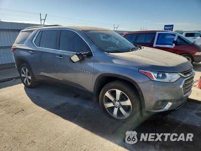 Czwarte zdjęcie samochodu z boku: 2021 CHEVROLET TRAVERSE LT VIN:1GNERHKW9MJ155648 - miniatura