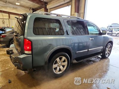 Trzecie zdjęcie samochodu z tyłu: 2011 NISSAN ARMADA SV VIN:5N1AA0NC0BN612382 - miniatura