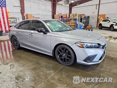 Czwarte zdjęcie samochodu z boku: 2023 HONDA CIVIC SPORT VIN:2HGFE2F52PH526583 - miniatura