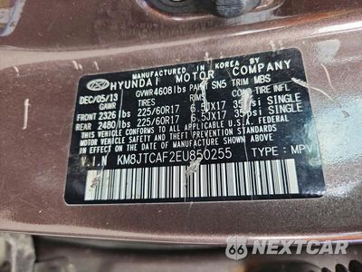Zdjęcie 13 z 13 samochodu: 2014 HYUNDAI TUCSON GLS VIN:KM8JTCAF2EU850255 - miniatura