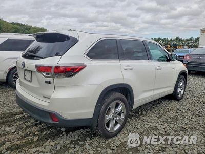 Trzecie zdjęcie samochodu z tyłu: 2015 TOYOTA HIGHLANDER HYBRID LIMITED PLATINUM VIN:5TDDCRFH3FS010375 - miniatura
