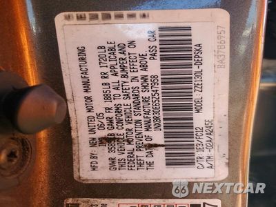Zdjęcie 13 z 13 samochodu: 2005 TOYOTA COROLLA S VIN:1NXBR30E65Z547958 - miniatura
