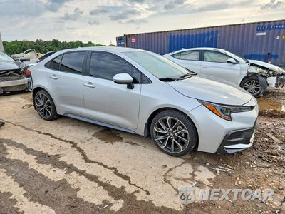 Czwarte zdjęcie samochodu z boku: 2022 TOYOTA COROLLA XSE VIN:5YFT4MCE2NP124610 - miniatura
