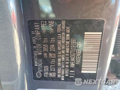 Zdjęcie 12 z 12 samochodu: 2026 HYUNDAI ELANTRA SEL SPORT VIN:KMHLM4DG7TU191991 - miniatura