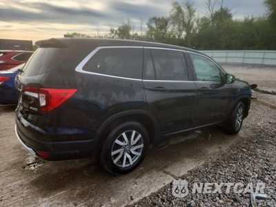 Trzecie zdjęcie samochodu z tyłu: 2019 HONDA PILOT EXL VIN:5FNYF6H55KB075561 - miniatura