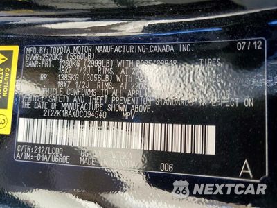 Zdjęcie 13 z 13 samochodu: 2013 LEXUS RX 350 VIN:2T2ZK1BAXDC094540 - miniatura
