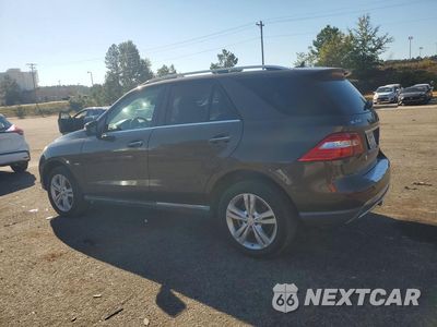 Drugie zdjęcie samochodu z przodu: 2012 MERCEDES-BENZ ML 350 BLUETEC VIN:4JGDA2EB9CA066948 - miniatura