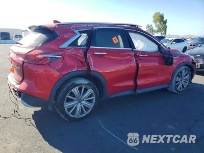 Trzecie zdjęcie samochodu z tyłu: 2020 INFINITI QX50 SENSORY VIN:3PCAJ5M3XLF102186 - miniatura