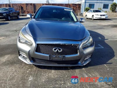 Piąte zdjęcie samochodu w środku: 2015 INFINITI Q50 BASE VIN:JN1BV7AP4FM347723 - miniatura