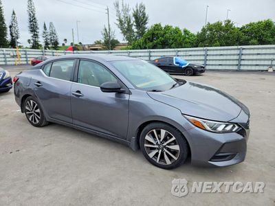 Czwarte zdjęcie samochodu z boku: 2021 NISSAN SENTRA SV VIN:3N1AB8CV8MY206895 - miniatura