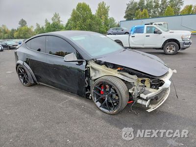 Czwarte zdjęcie samochodu z boku: 2023 TESLA MODEL Y VIN:7SAYGDEF7PF813708 - miniatura