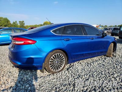 Trzecie zdjęcie samochodu z tyłu: 2017 FORD FUSION SE VIN:3FA6P0HD8HR262959 - miniatura