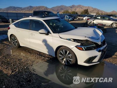 Czwarte zdjęcie samochodu z boku: 2023 HONDA CIVIC EXL VIN:19XFL1H73PE006191 - miniatura