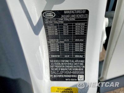 Zdjęcie 13 z 13 samochodu: 2021 LAND ROVER DISCOVERY SPORT S VIN:SALCJ2FX6MH889588 - miniatura