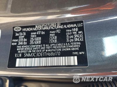 Zdjęcie 13 z 13 samochodu: 2026 HYUNDAI TUCSON SEL CONVENIENCE VIN:5NMJC3DE1TH686170 - miniatura