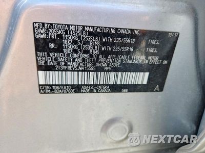 Zdjęcie 14 z 14 samochodu: 2018 TOYOTA RAV4 LIMITED VIN:2T3YFREV5JW415595 - miniatura