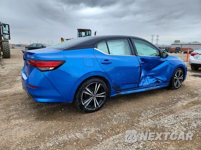 Trzecie zdjęcie samochodu z tyłu: 2021 NISSAN SENTRA SR VIN:3N1AB8DV2MY325489 - miniatura