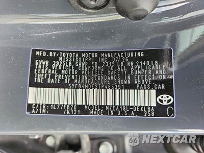 Zdjęcie 12 z 12 samochodu: 2026 TOYOTA COROLLA LE VIN:5YFB4MDE2TP485391 - miniatura
