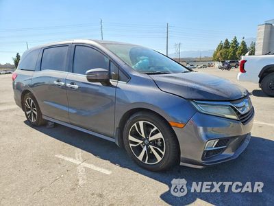 Czwarte zdjęcie samochodu z boku: 2018 HONDA ODYSSEY ELITE VIN:5FNRL6H96JB015111 - miniatura