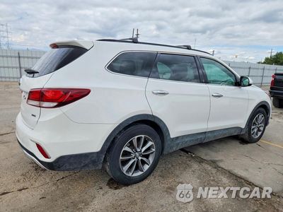 Trzecie zdjęcie samochodu z tyłu: 2017 HYUNDAI SANTA FE SE VIN:KM8SMDHF8HU169390 - miniatura
