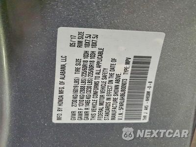 Zdjęcie 13 z 13 samochodu: 2018 HONDA ODYSSEY TOURING VIN:5FNRL6H86JB009073 - miniatura