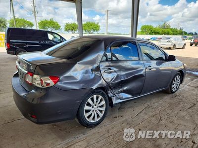 Trzecie zdjęcie samochodu z tyłu: 2012 TOYOTA COROLLA LE VIN:JTDBU4EE8C9178571 - miniatura
