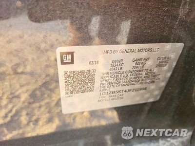 Zdjęcie 12 z 12 samochodu: 2018 CHEVROLET MALIBU LS VIN:1G1ZB5ST4JF211988 - miniatura