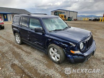 Czwarte zdjęcie samochodu z boku: 2017 JEEP PATRIOT LATITUDE VIN:1C4NJRFB2HD155539 - miniatura