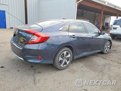 Trzecie zdjęcie samochodu z tyłu: 2020 HONDA CIVIC LX VIN:19XFC2F62LE000330 - miniatura