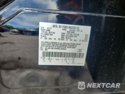 Zdjęcie 14 z 14 samochodu: 2017 LINCOLN MKX RESERVE VIN:2LMPJ8LP8HBL40543 - miniatura