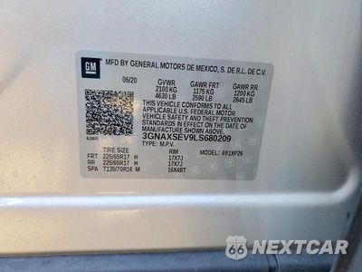 Zdjęcie 13 z 13 samochodu: 2020 CHEVROLET EQUINOX LS VIN:3GNAXSEV9LS680209 - miniatura