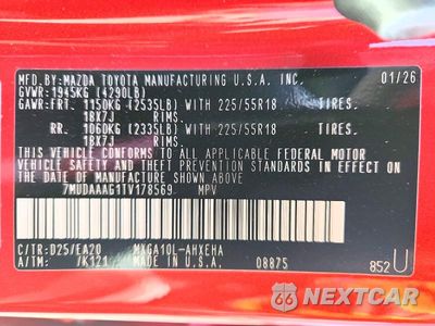 Zdjęcie 13 z 13 samochodu: 2026 TOYOTA COROLLA CROSS XLE VIN:7MUDAAAG1TV178569 - miniatura
