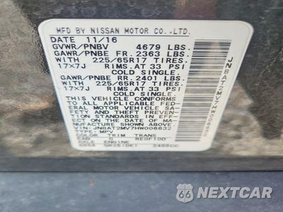 Zdjęcie 14 z 14 samochodu: 2017 NISSAN ROGUE S VIN:JN8AT2MV7HW006632 - miniatura