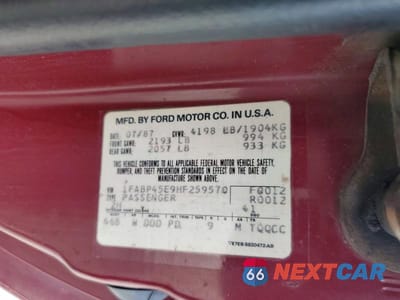 Zdjęcie 13 z 13 samochodu: 1987 FORD MUSTANG GT VIN:1FABP45E9HF259570 - miniatura