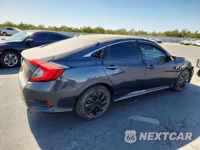 Trzecie zdjęcie samochodu z tyłu: 2019 HONDA CIVIC LX VIN:2HGFC2F6XKH502023 - miniatura