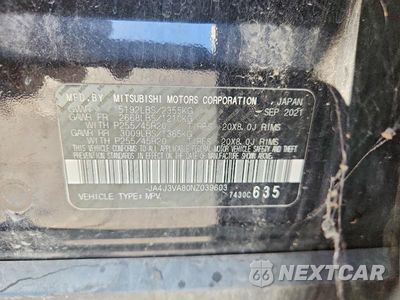 Zdjęcie 13 z 13 samochodu: 2022 MITSUBISHI OUTLANDER SEL VIN:JA4J3VA80NZ039603 - miniatura