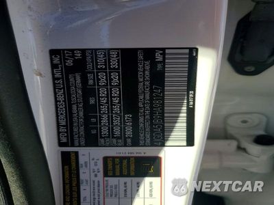 Zdjęcie 13 z 13 samochodu: 2017 MERCEDES-BENZ GLE 350 VIN:4JGDA5JB9HA981247 - miniatura