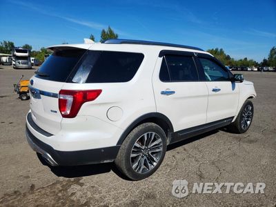 Trzecie zdjęcie samochodu z tyłu: 2016 FORD EXPLORER PLATINUM VIN:1FM5K8HT7GGA69892 - miniatura