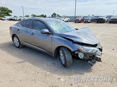 Czwarte zdjęcie samochodu z boku: 2022 NISSAN SENTRA S VIN:3N1AB8BV5NY240442 - miniatura