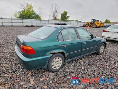 Trzecie zdjęcie samochodu z tyłu: 1999 HONDA CIVIC LX VIN:1HGEJ6671XL036316 - miniatura