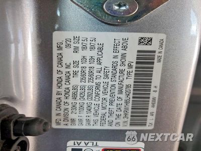 Zdjęcie 12 z 12 samochodu: 2020 HONDA CR-V EXL VIN:2HKRW1H85LH420785 - miniatura