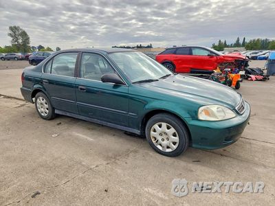 Czwarte zdjęcie samochodu z boku: 2000 HONDA CIVIC LX VIN:2HGEJ6675YH600631 - miniatura